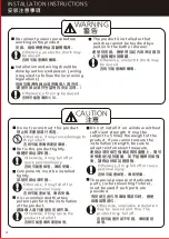 Preview for 4 page of Panasonic FV-30BW2H Installation And Operating Instructions Manual