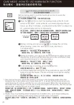 Preview for 20 page of Panasonic FV-30BW2H Installation And Operating Instructions Manual