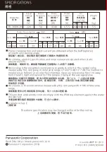 Preview for 32 page of Panasonic FV-30BW2H Installation And Operating Instructions Manual