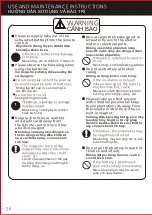 Preview for 20 page of Panasonic FV-30BY1 Installation And Operating Instructions Manual