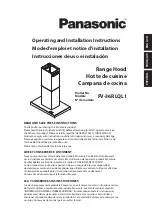 Panasonic FV-36RLQL1 Operating And Installation Instructions preview