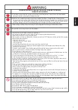 Предварительный просмотр 5 страницы Panasonic FV-36RLQL1 Operating And Installation Instructions