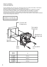 Preview for 4 page of Panasonic FV-45GS4 Operating Instructions Manual