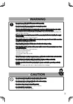 Preview for 3 page of Panasonic FV-KTB2T61HK Operation/Installation Instructions Peration/Installation Instructions