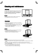 Preview for 7 page of Panasonic FV-KTB2T61HK Operation/Installation Instructions Peration/Installation Instructions