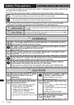 Preview for 2 page of Panasonic FV-SCGPW1 Operating And Installation Instructions