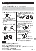 Preview for 3 page of Panasonic FV-SCGPW1 Operating And Installation Instructions