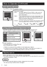 Preview for 6 page of Panasonic FV-SCGPW1 Operating And Installation Instructions