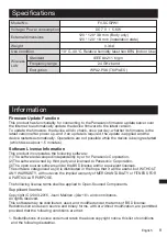 Preview for 9 page of Panasonic FV-SCGPW1 Operating And Installation Instructions