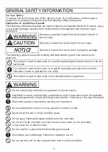 Предварительный просмотр 2 страницы Panasonic FV-SW20VEC1 Installation And Operating Instructions Manual