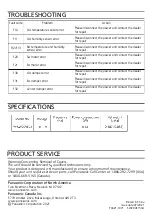 Предварительный просмотр 10 страницы Panasonic FV-SW20VEC1 Installation And Operating Instructions Manual