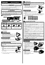 Panasonic FX-301-F Instruction Manual preview