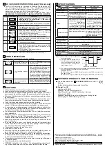 Preview for 4 page of Panasonic FX-301-F Instruction Manual