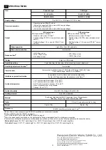 Preview for 9 page of Panasonic FX-301 Series Instruction Manual