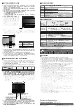 Preview for 4 page of Panasonic FX-502 Series Instruction Manual