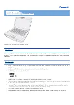 Preview for 1 page of Panasonic FX-55 Series Operating Instructions Manual