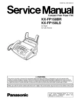 Предварительный просмотр 1 страницы Panasonic FX-FP158LS Service Manual