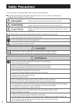 Предварительный просмотр 2 страницы Panasonic FY-25DSF2NET Operating Instructions Manual