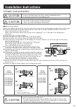 Предварительный просмотр 11 страницы Panasonic FY-25DSF2NET Operating Instructions Manual