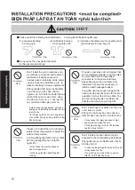 Preview for 16 page of Panasonic FY-650ZDY8 Operation Instruction Manual