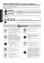 Preview for 2 page of Panasonic FY-E15DZ1 Operation Instruction Manual