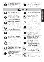 Preview for 3 page of Panasonic FY-E15DZ1 Operation Instruction Manual