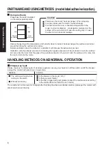 Preview for 6 page of Panasonic FY-E15DZ1 Operation Instruction Manual