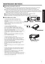 Preview for 7 page of Panasonic FY-E15DZ1 Operation Instruction Manual