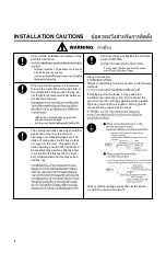 Preview for 4 page of Panasonic FY-E15PM1 Operation Instruction Manual