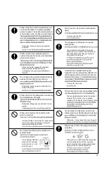 Preview for 17 page of Panasonic FY-E15PM1 Operation Instruction Manual