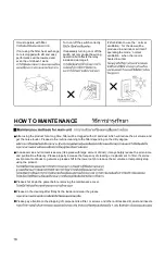 Preview for 18 page of Panasonic FY-E15PM1 Operation Instruction Manual