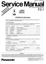 Preview for 1 page of Panasonic FZ-1 Service Manual Supplement