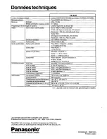 Preview for 12 page of Panasonic FZ-35S Operating Instructions Manual