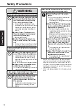 Preview for 4 page of Panasonic FZ-40 Operating Instructions Manual