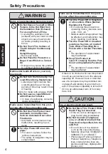 Preview for 4 page of Panasonic FZ-55 Series Operating Instructions Manual