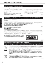 Preview for 8 page of Panasonic FZ-55 Series Operating Instructions Manual