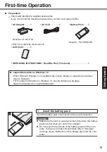 Предварительный просмотр 15 страницы Panasonic FZ-55 Series Operating Instructions Manual