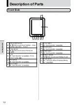 Preview for 12 page of Panasonic FZ-A1ADAAZAM Operating Instructions Manual