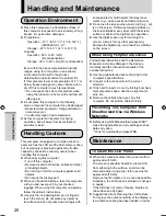 Preview for 20 page of Panasonic FZ-A1series Operating Instructions Manual