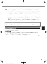 Предварительный просмотр 57 страницы Panasonic FZ-A2 series Operating Instructions Manual