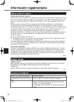 Предварительный просмотр 70 страницы Panasonic FZ-A2 series Operating Instructions Manual