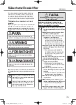 Предварительный просмотр 79 страницы Panasonic FZ-A2 series Operating Instructions Manual