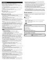 Preview for 4 page of Panasonic FZ-AAE184E1 Series Operating Instructions Manual