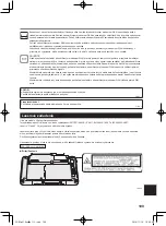 Preview for 109 page of Panasonic FZ-B2 series Operating Instructions Manual