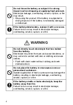 Preview for 4 page of Panasonic FZ-F1BF Operating Instructions Manual