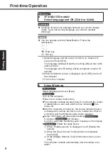 Preview for 8 page of Panasonic FZ-G1 Series Operating Instructions - Basic Manual