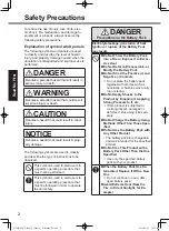 Preview for 2 page of Panasonic FZ-G1 Series Operating Instructions Manual