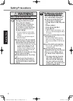 Preview for 4 page of Panasonic FZ-G1 Series Operating Instructions Manual