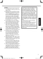 Preview for 7 page of Panasonic FZ-G1 Series Operating Instructions Manual