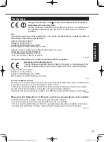 Preview for 13 page of Panasonic FZ-G1 Series Operating Instructions Manual